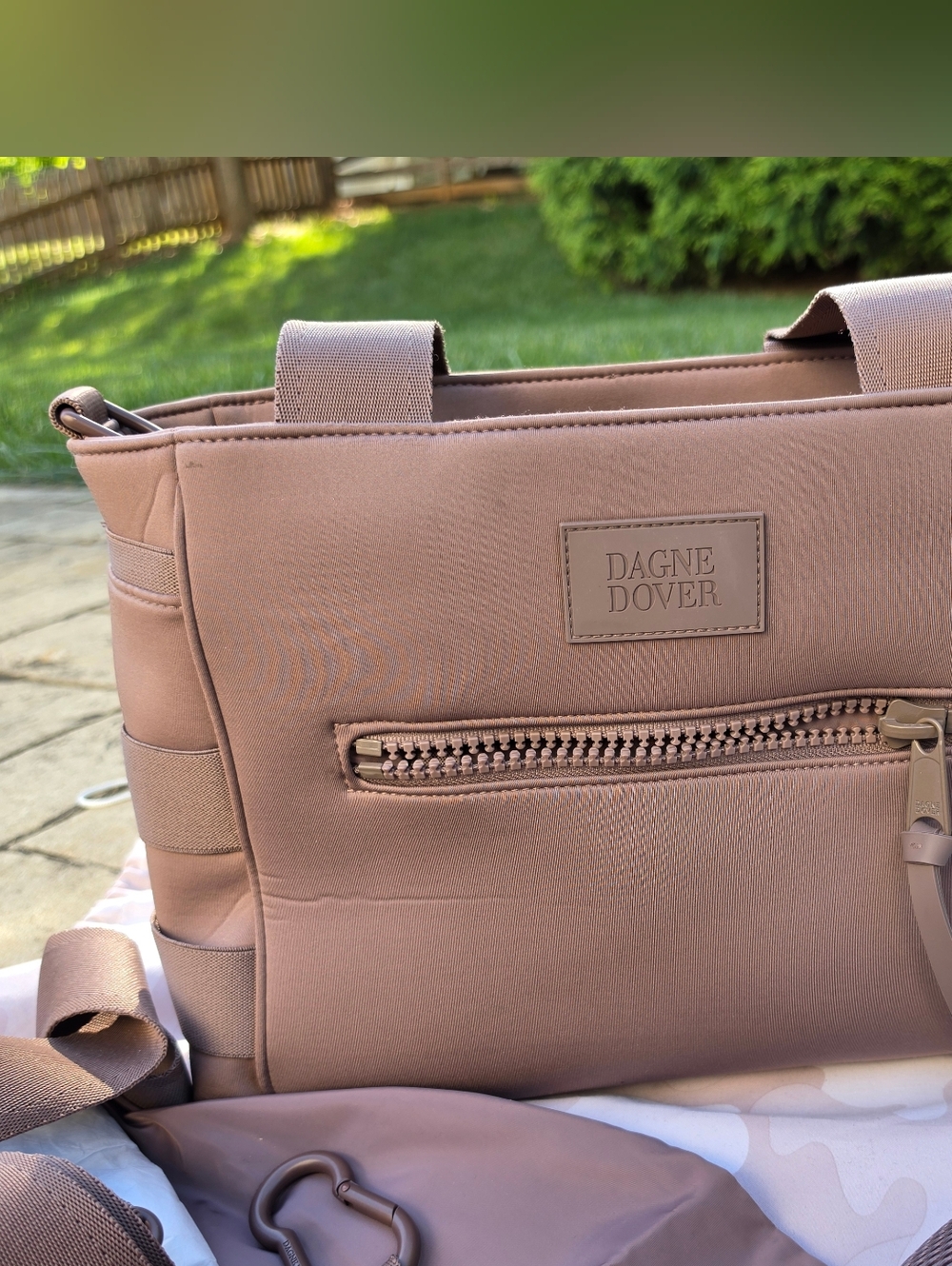 Dagne Dover Wade Diaper Bag Tote w/ accessories  Some Pieces Never Used